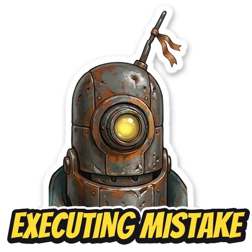 Executing mistake