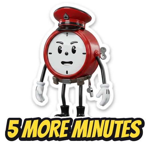5 more minutes