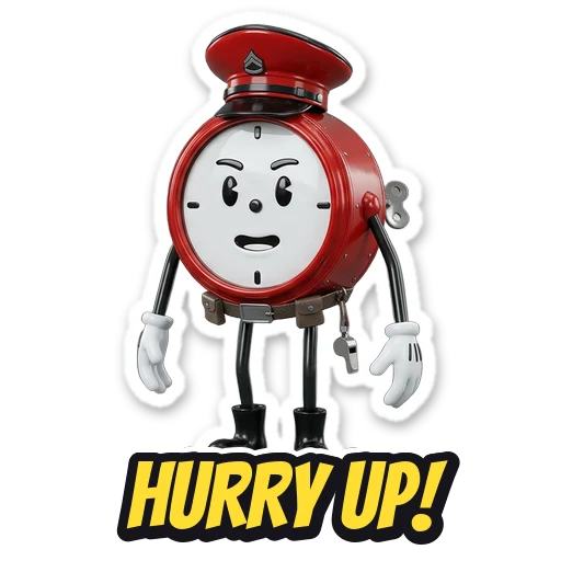 Hurry up!